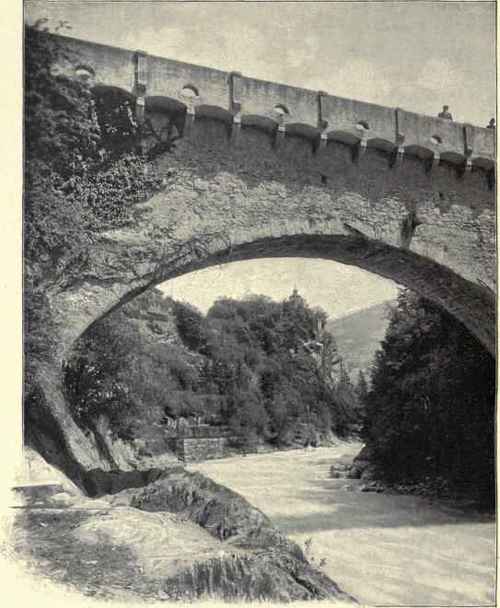 The Zenoberg, Seen Through The Stone Bridge.