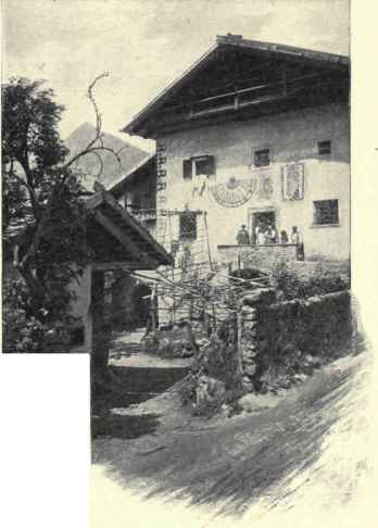 a peasant's house, near meran.