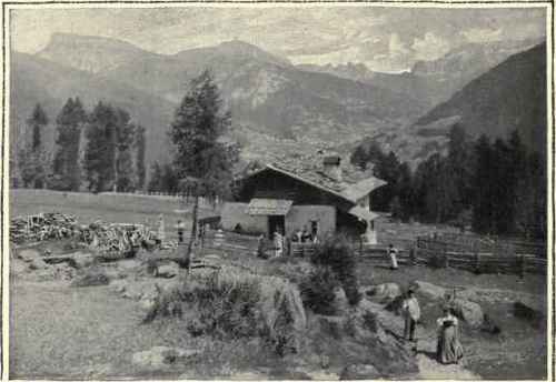 GR�Dner Thal, Looking Toward Wolkenstein.