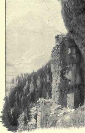 Ruins Of Schloss Wolkenstein, GR�Dner Thal.