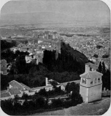 The Alhambra And Plain Of Granada.