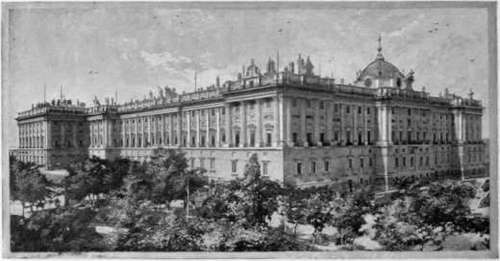 The Royal Palace, Madrid.