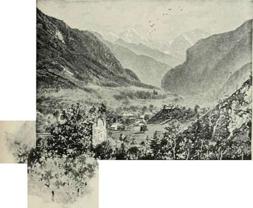 Between Interlaken And The Jungfrau.