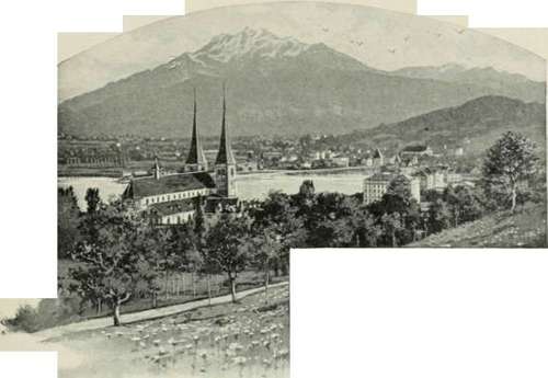Lucerne And Mount Pilate.